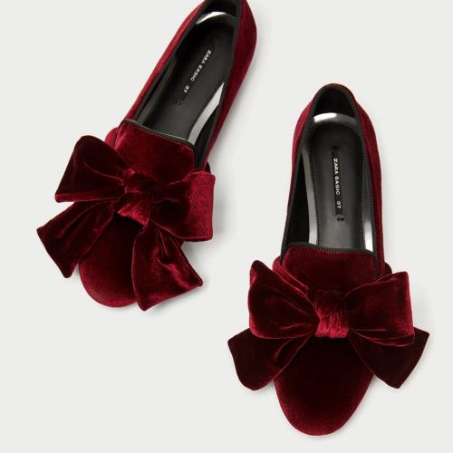 Zara Velvet Loafers